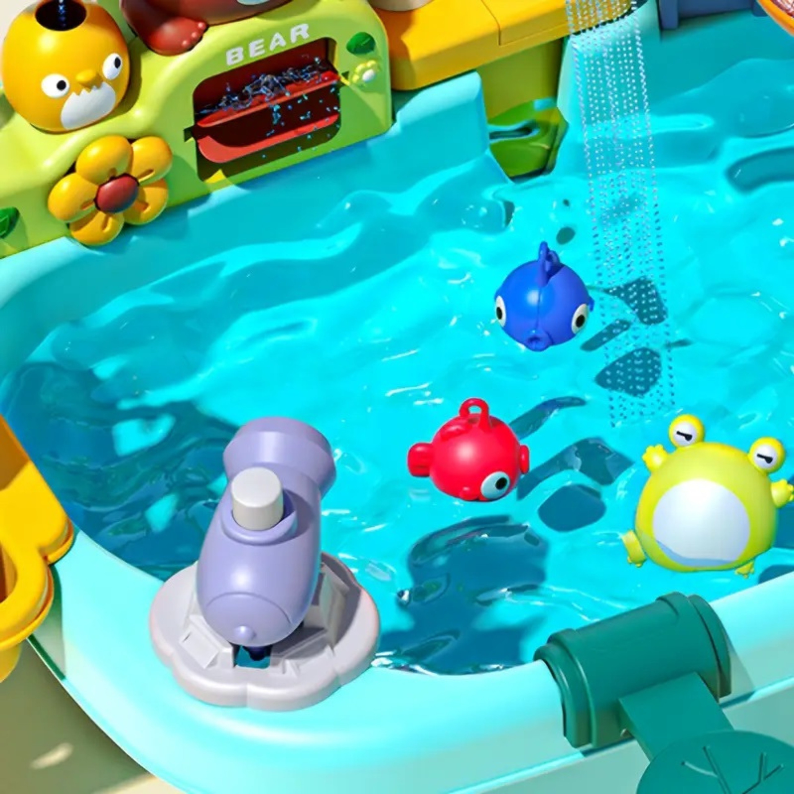 WOOPIE 4-in-1 Water Table, Fishing Game, Sink, Water Slide, Giraffe - Slika 4
