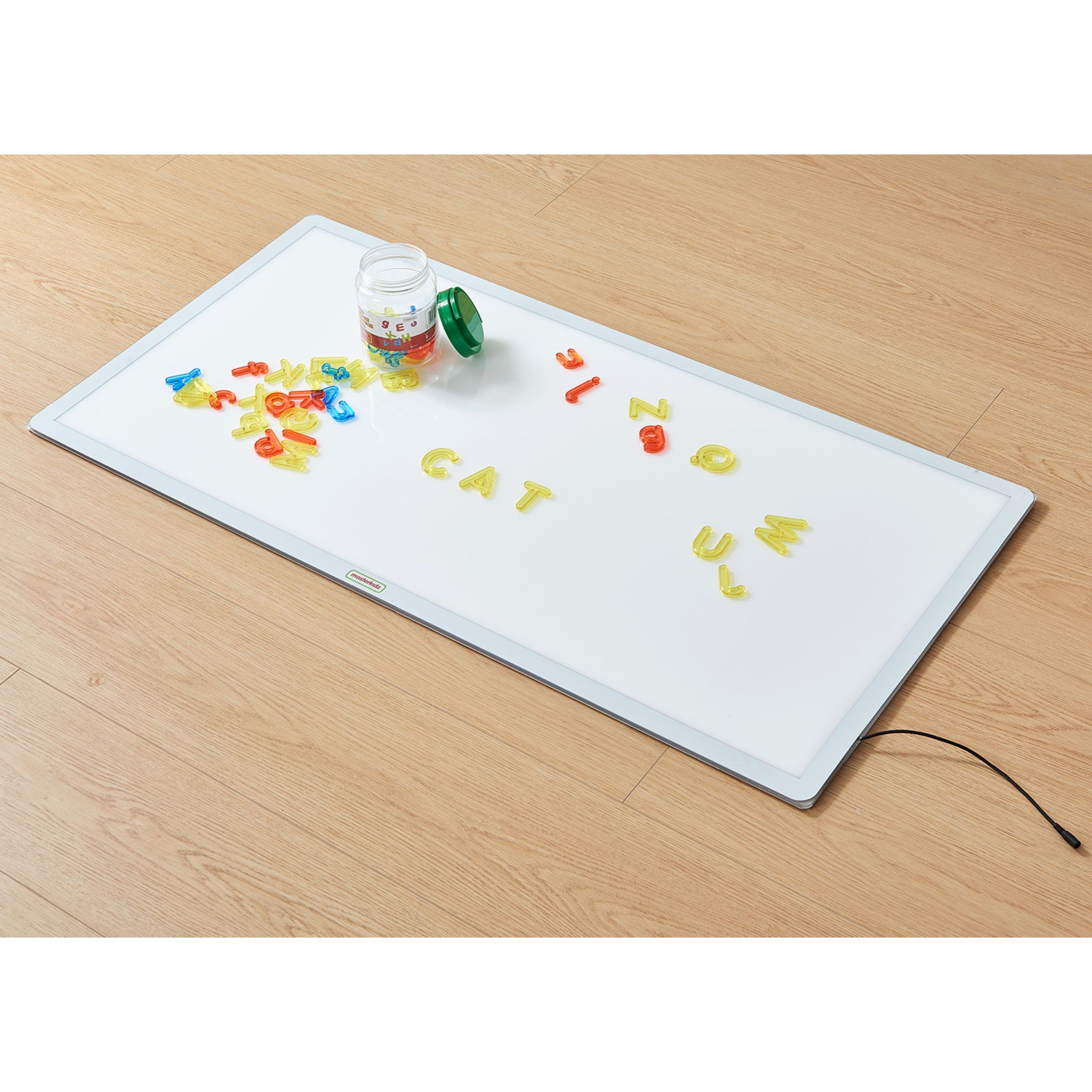 MASTERKIDZ Transparent Alphabet 52 Colored Letters for LED Panels - Slika 3