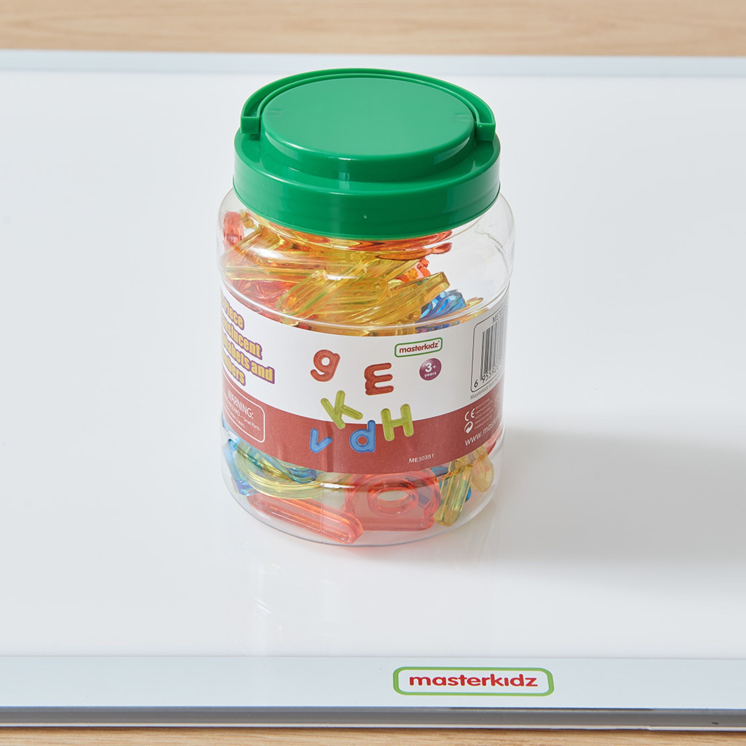 MASTERKIDZ Transparent Alphabet 52 Colored Letters for LED Panels - Slika 4