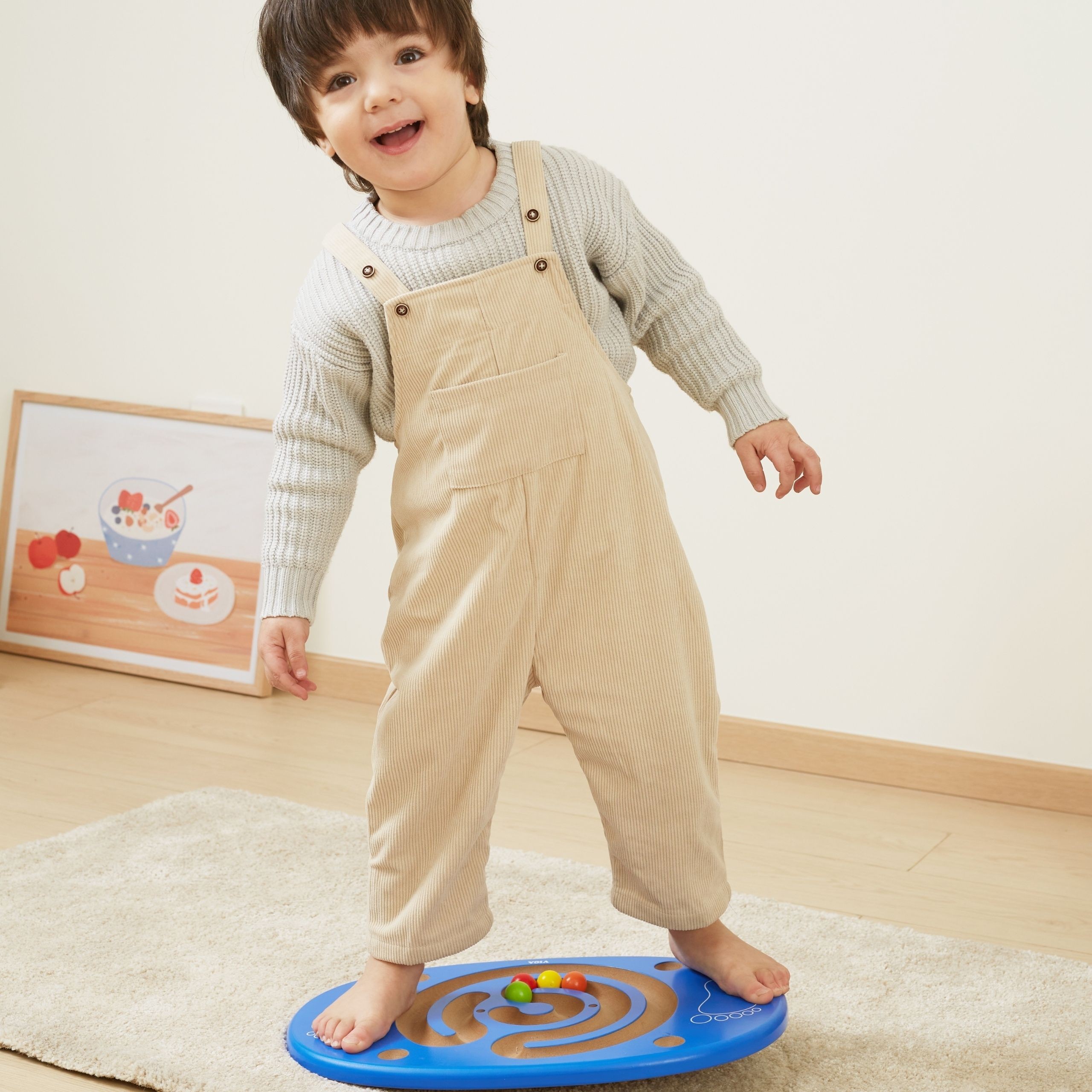 VIGA Sensory Wooden Balance Board with Maze - Slika 2