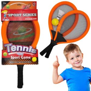 WOOPIE Large Tennis Badminton Rackets for Kids Set + Shuttlecock