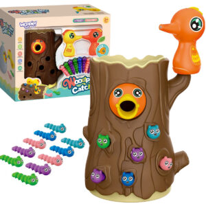 WOOPIE Magnetic Arcade Game Catch the Bug 2 Woodpeckers + 10 Bugs