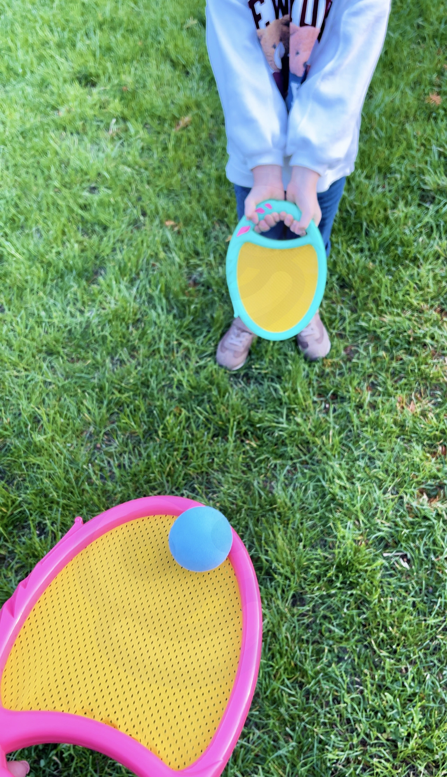 WOOPIE Catch Ball Arcade Game 2 Paddles + 2 Balls - Slika 2