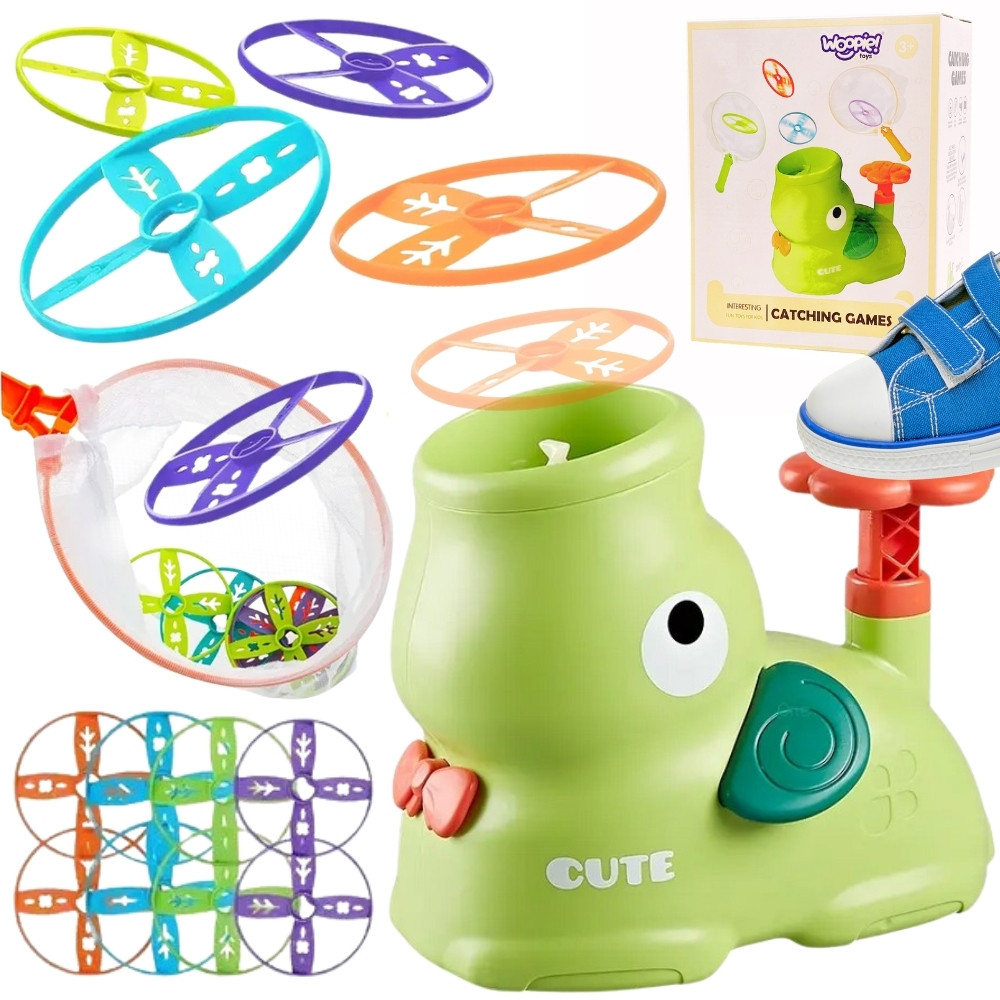 WOOPIE Arcade Game Catch Frisbee Disc Launcher