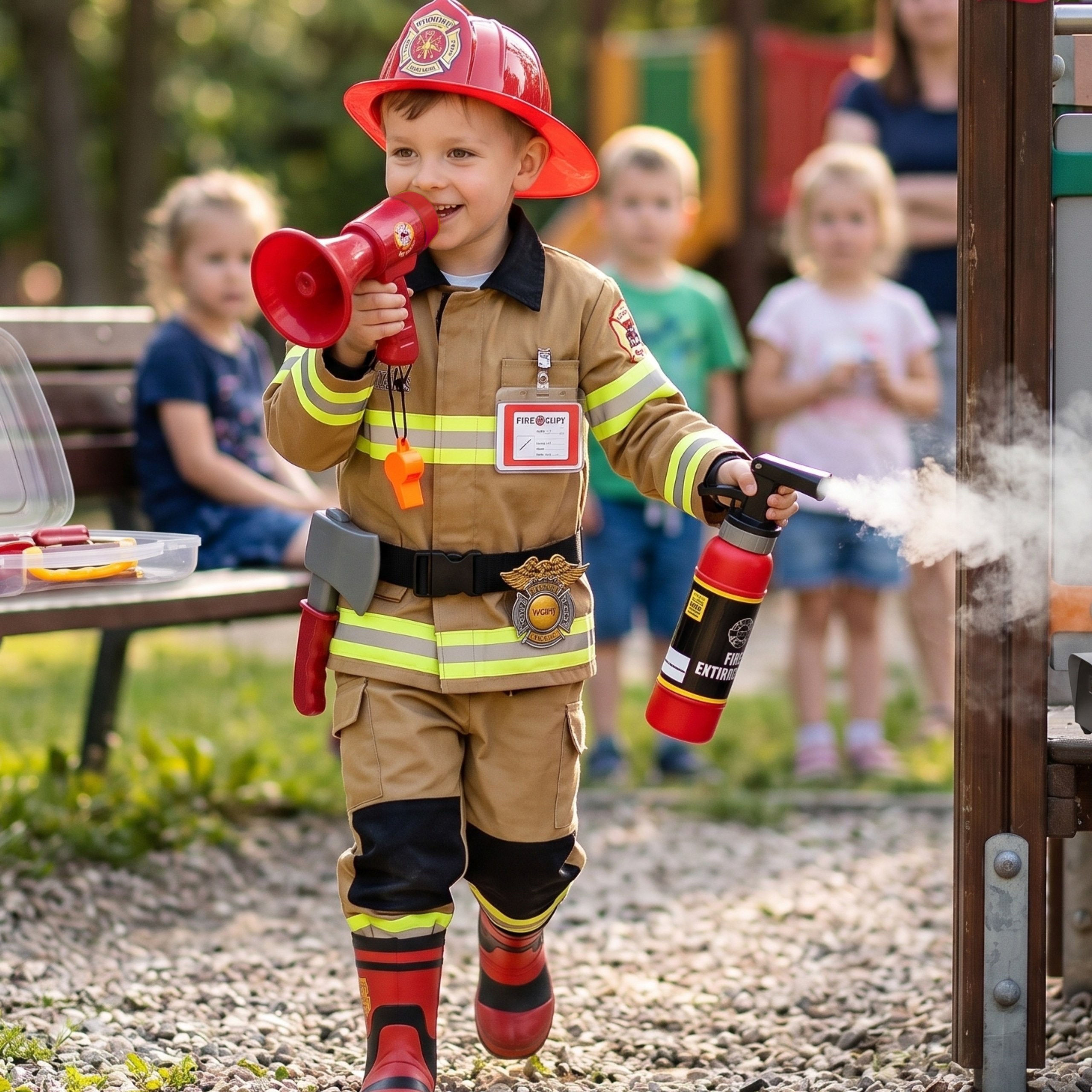 WOOPIE Firefighter Suitcase with Fire Extinguisher Set 7 pcs. - Slika 2