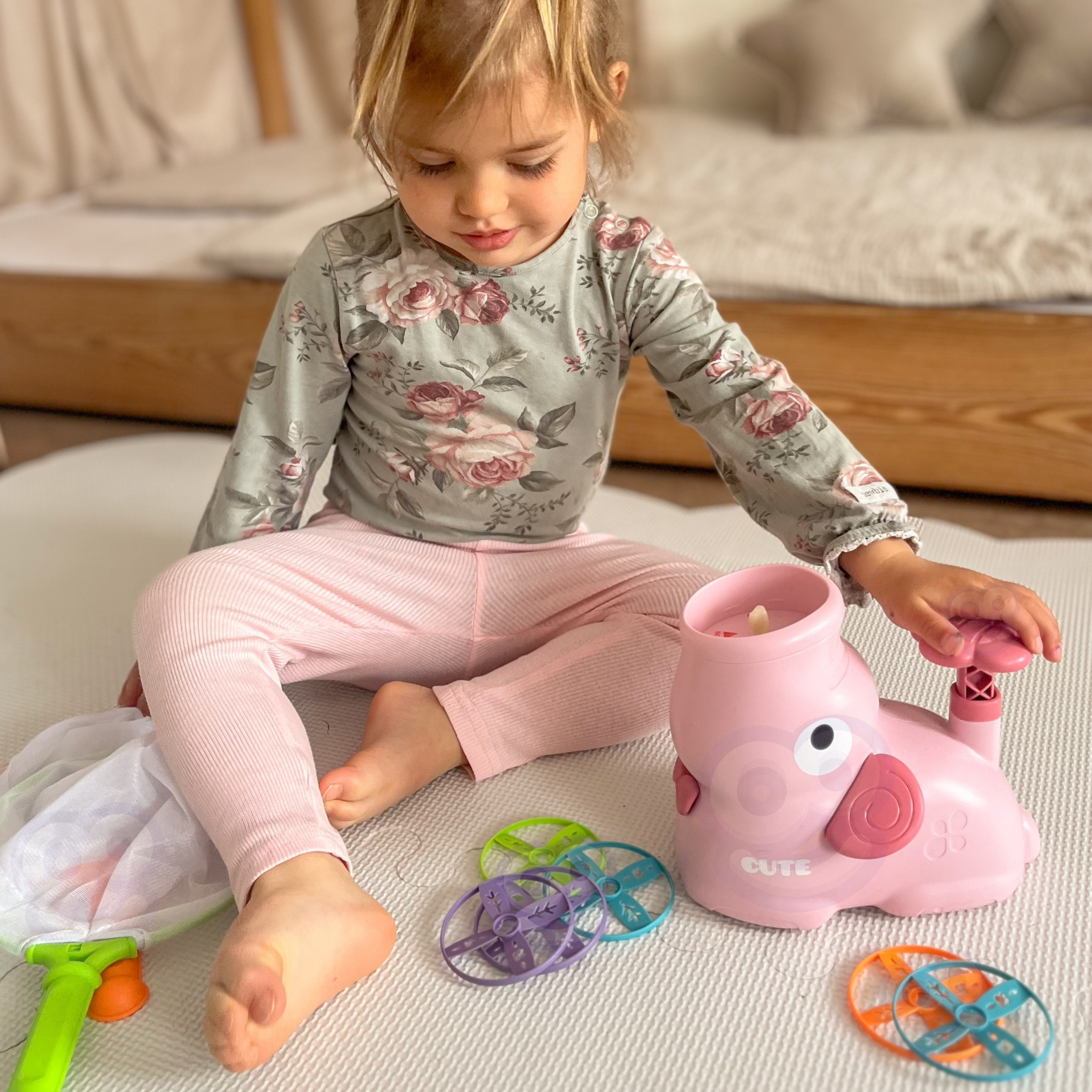 WOOPIE Arcade Game Catch Frisbee Disc Launcher - Slika 2