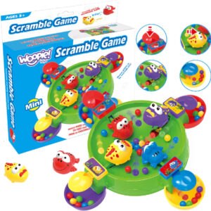 WOOPIE Arcade Board Game HUNGRY HAPPY FROG AND CROCODILES 3+