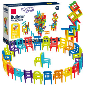 WOOPIE arkadna igra kocka puzzle Balancing Chairs 36 dijelova