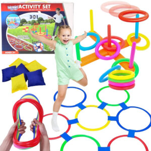 WOOPIE 3u1 Serso Cornhole Hopscotch Bean torba Throw set