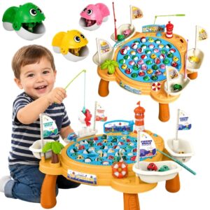WOOPIE Interactive Magnetic Pirate Fishing Table Game