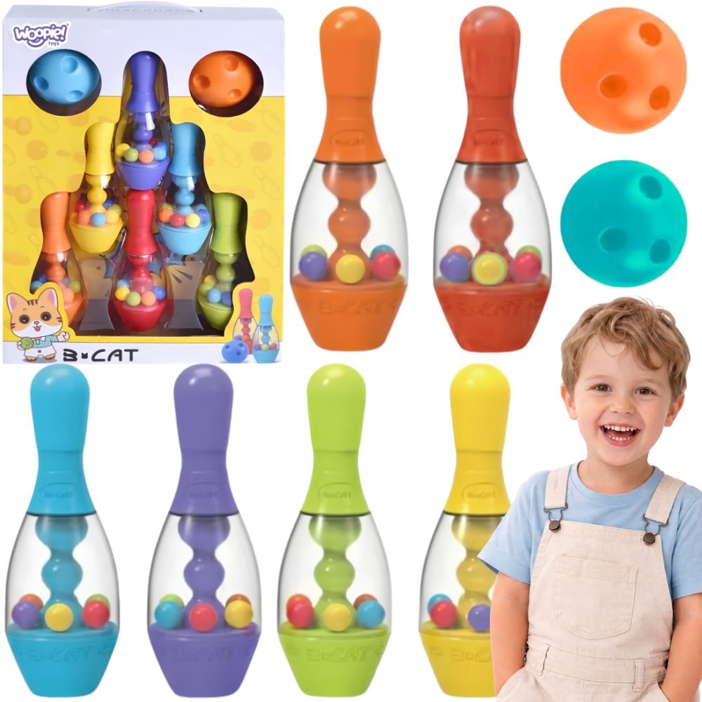 WOOPIE Colorful Bowling For Children 8 pcs.