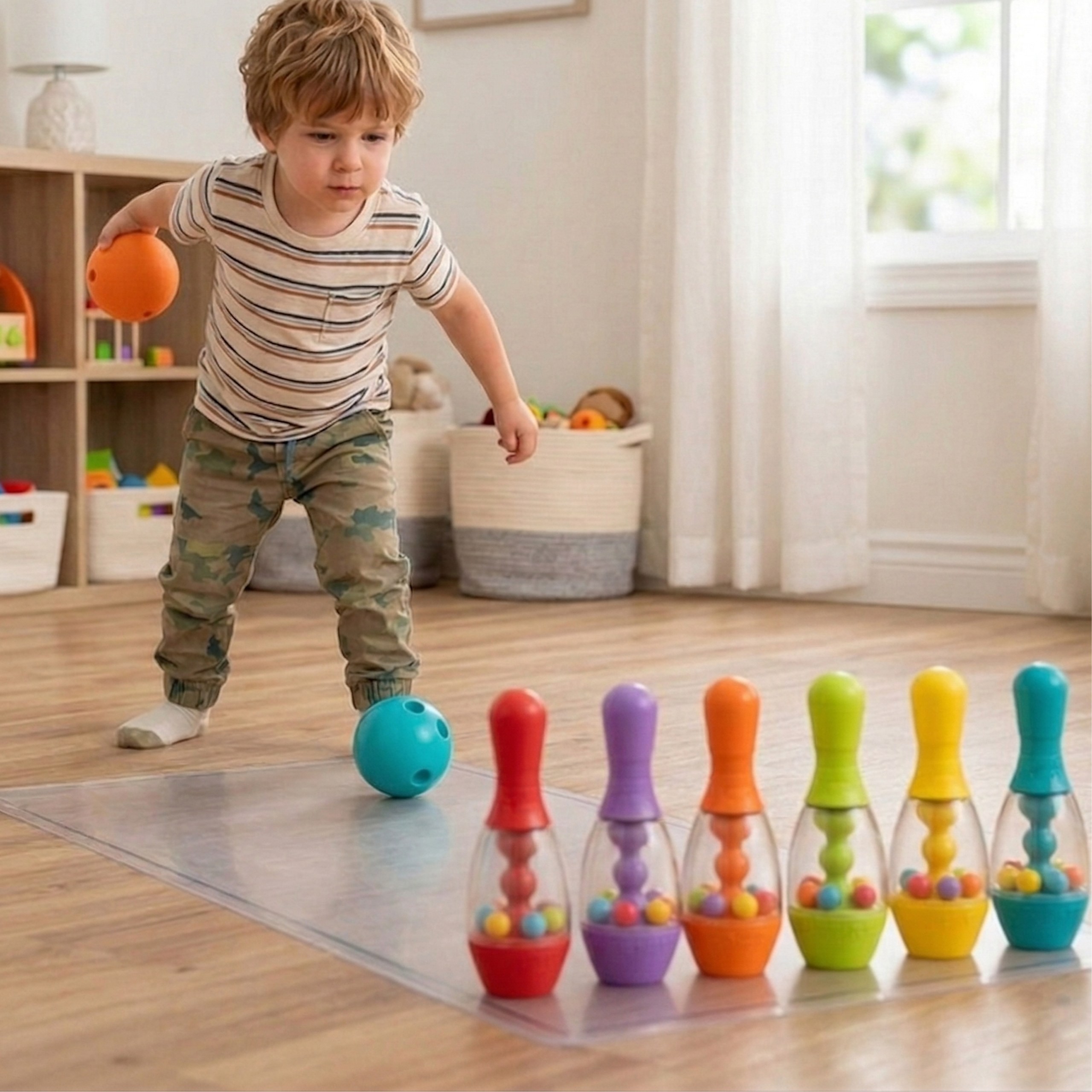 WOOPIE Colorful Bowling For Children 8 pcs. - Slika 2