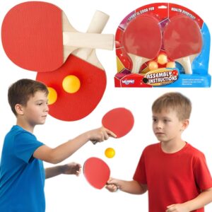 WOOPIE Ping Pong stolić Tennis Rackets set + 3 lopte