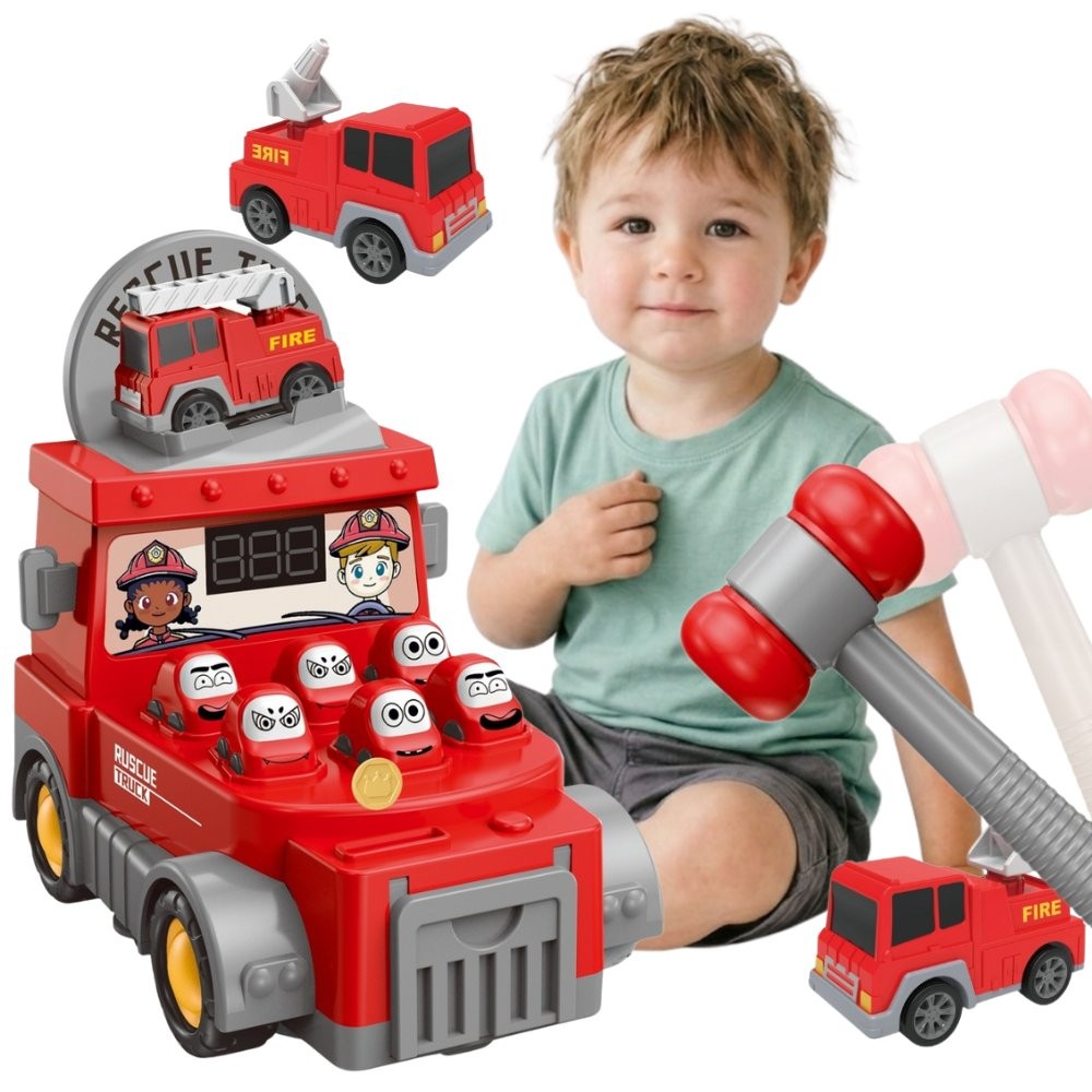 WOOPIE Hammer Strike Skill Game Fire Department with Accessories