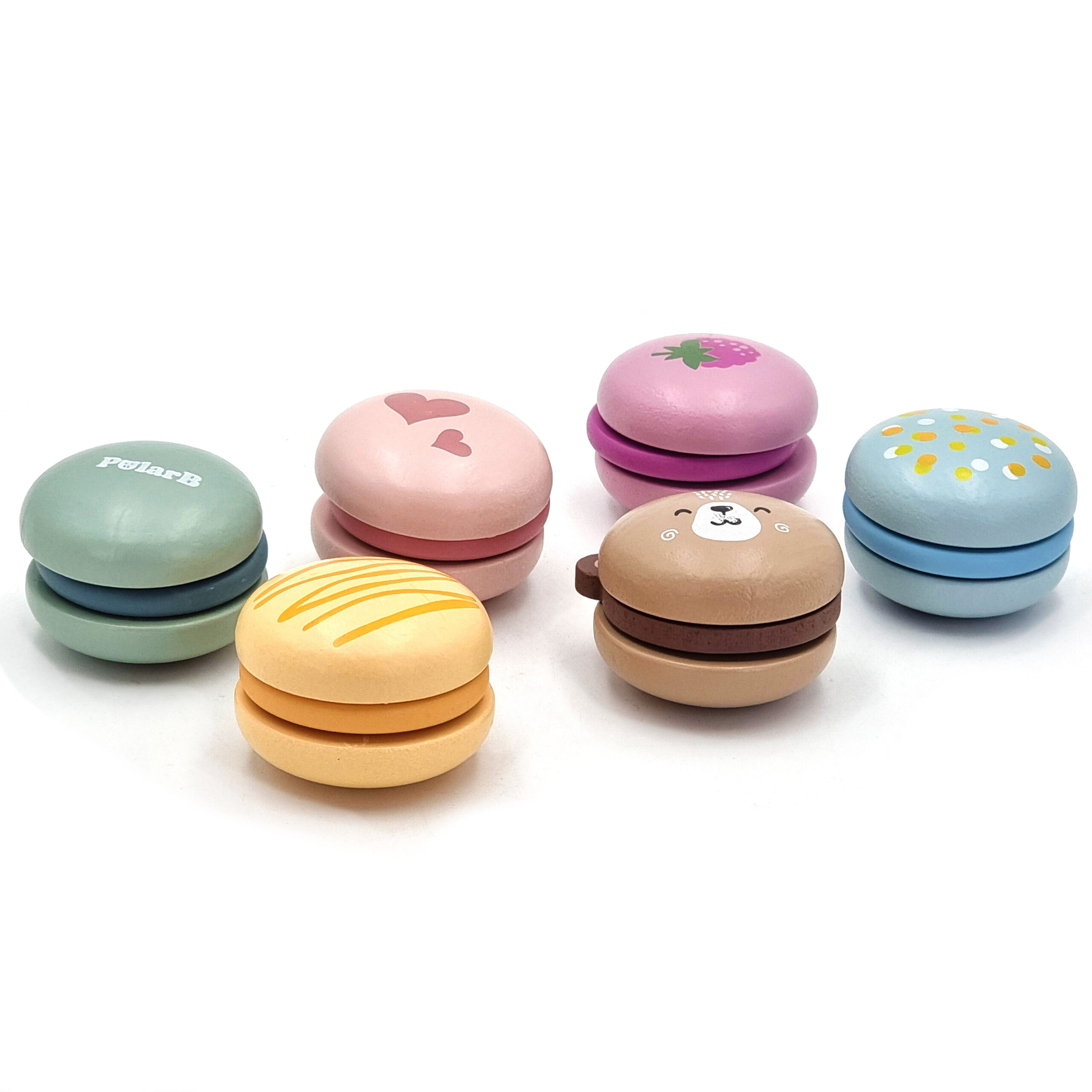 VIGA PolarB Wooden Cookies, Cookies, Confectionery Set, Macaroons - Slika 6