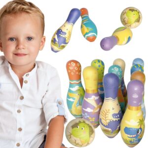 WOOPIE mekani Bowling igra spretnosti Dinosaurs set 12
