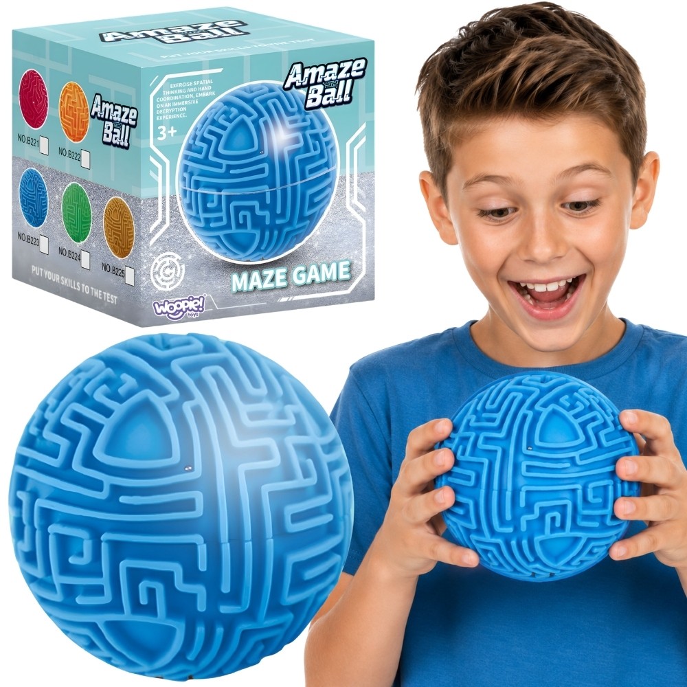 WOOPIE Blue lopta 3D Maze arkadna igra Amaze lopta