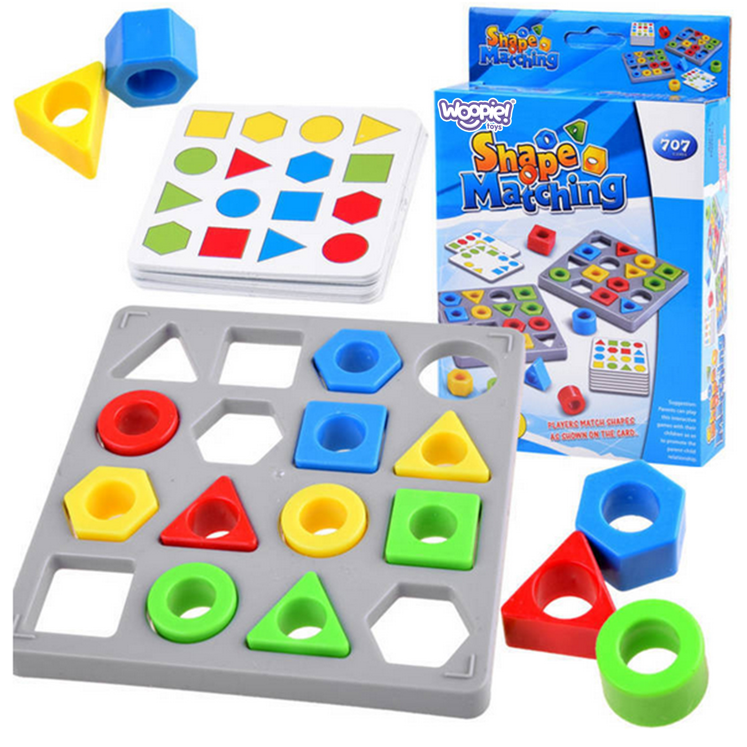 WOOPIE Match Shapes Puzzle Game