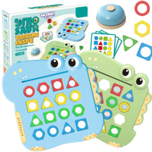 WOOPIE Montessori dinosaur puzzle Match Shapes igra spretnosti