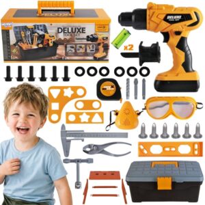 WOOPIE Little Handyman’s Tool Set with Screwdriver in Case 39 pcs.