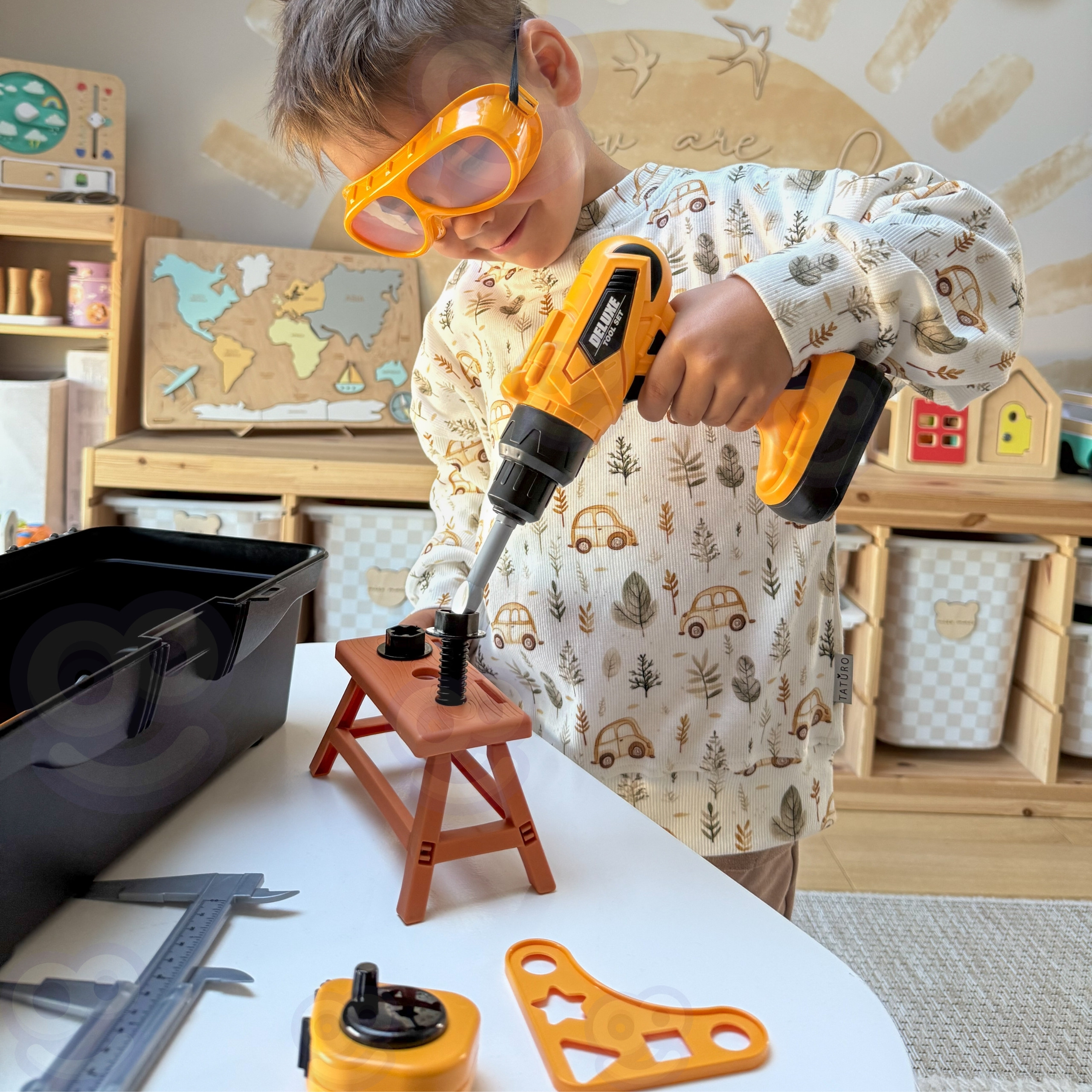 WOOPIE Little Handyman's Tool Set with Screwdriver in Case 39 pcs. - Slika 2