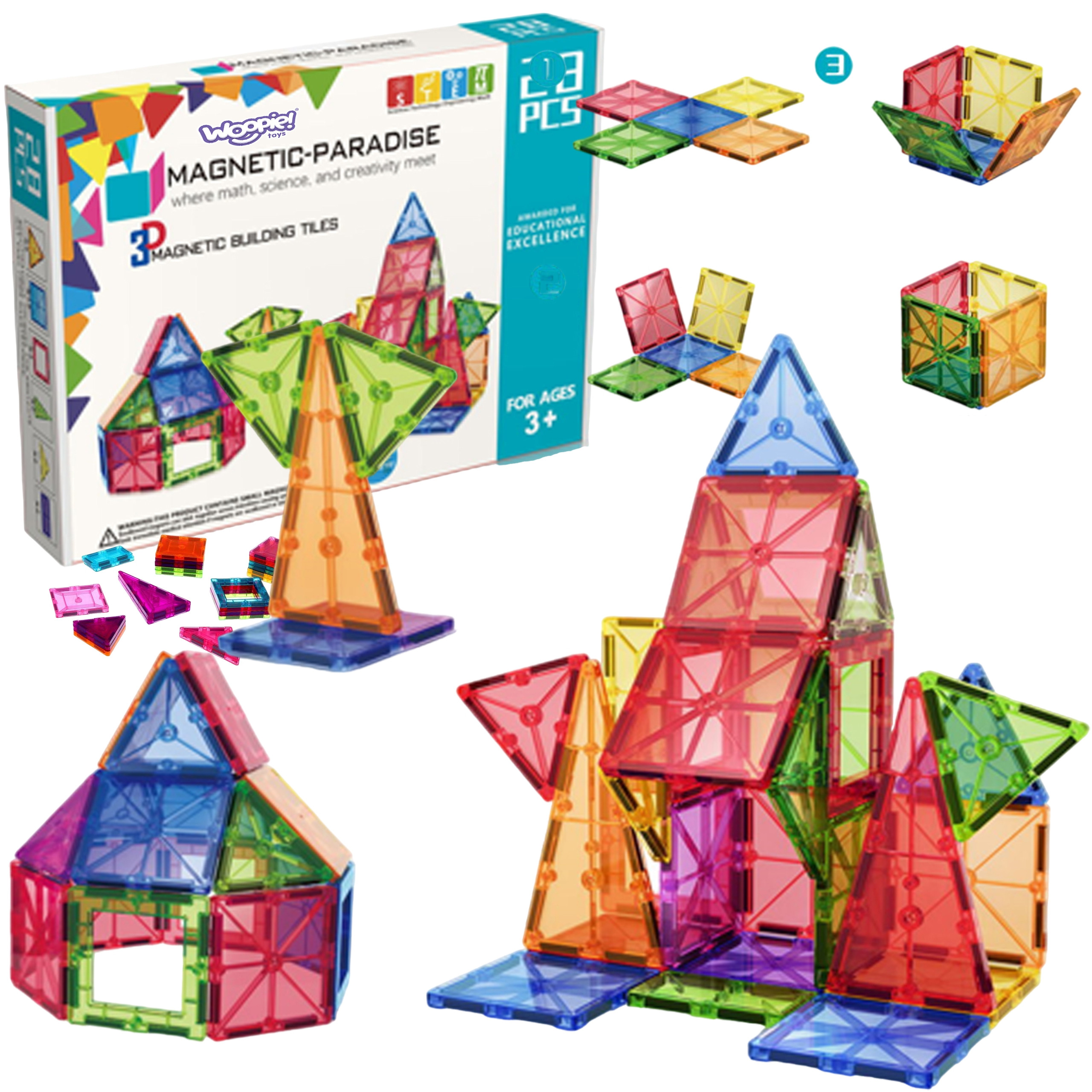 WOOPIE 3D Montessori Magnetic Building Blocks