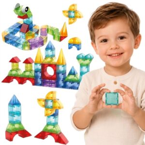 WOOPIE magnetski konstrukcijske kocke 3D Cubes edukativni set 63 dijelova