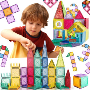 WOOPIE magnetski konstrukcijske kocke 3D edukativni set Castle vozila 110 dijelova