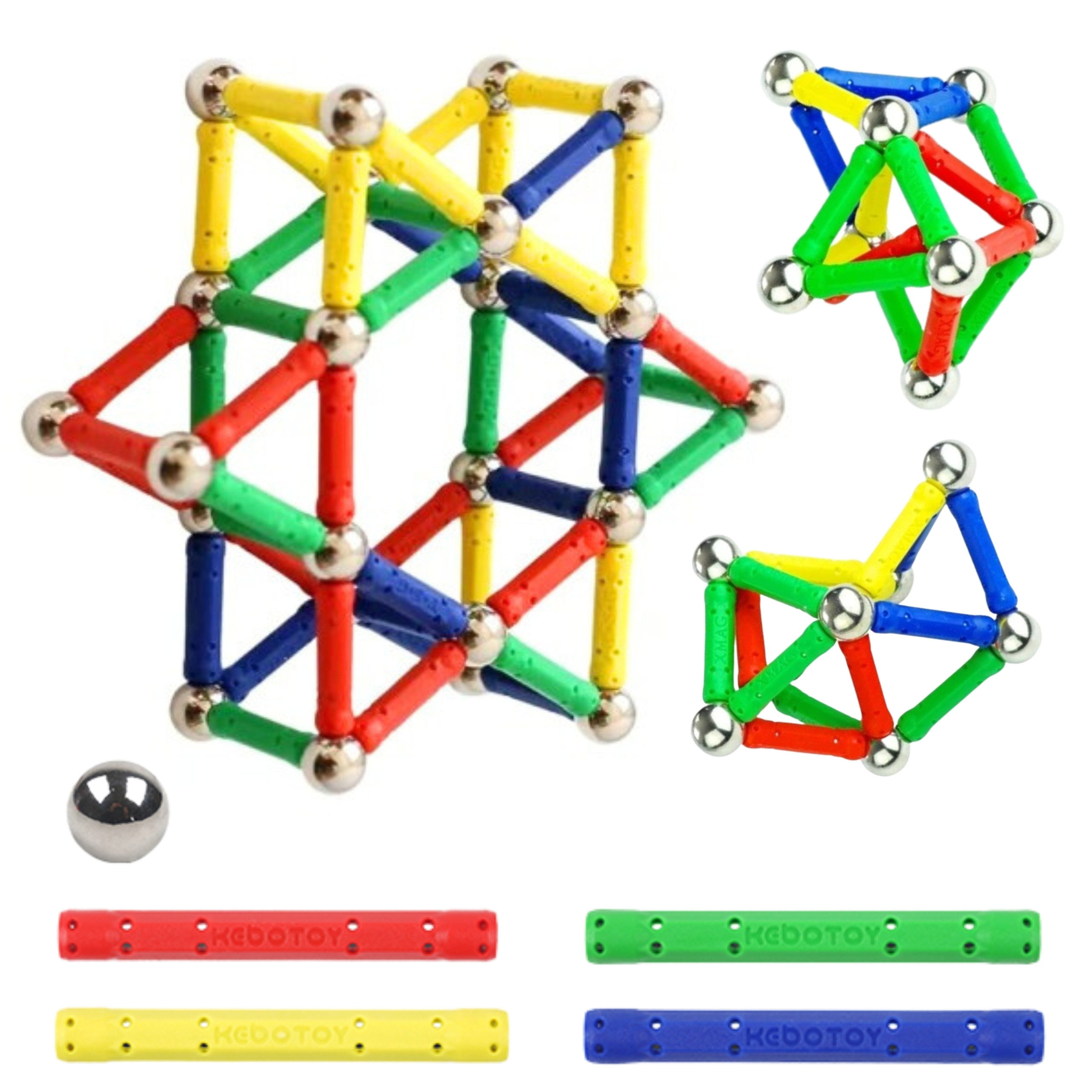 WOOPIE Magnetic Construction Blocks 3D 58 pcs. - Slika 2