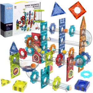 WOOPIE magnetski konstrukcijske kocke 3D edukativni set staza za kuglice 113 dijelova