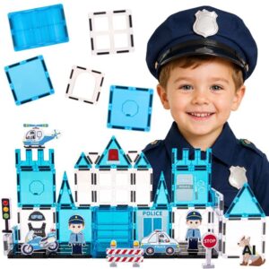 WOOPIE magnetske kocke 3D Police Station set 42 dijelova