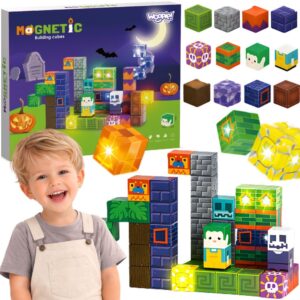 WOOPIE magnetske kocke Glowing Halloween 63 dijelova