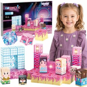 WOOPIE magnetski kocke za slaganje Scene 59 dijelova.