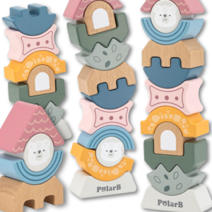 VIGA PolarB drveni Balancing Tower puzzle
