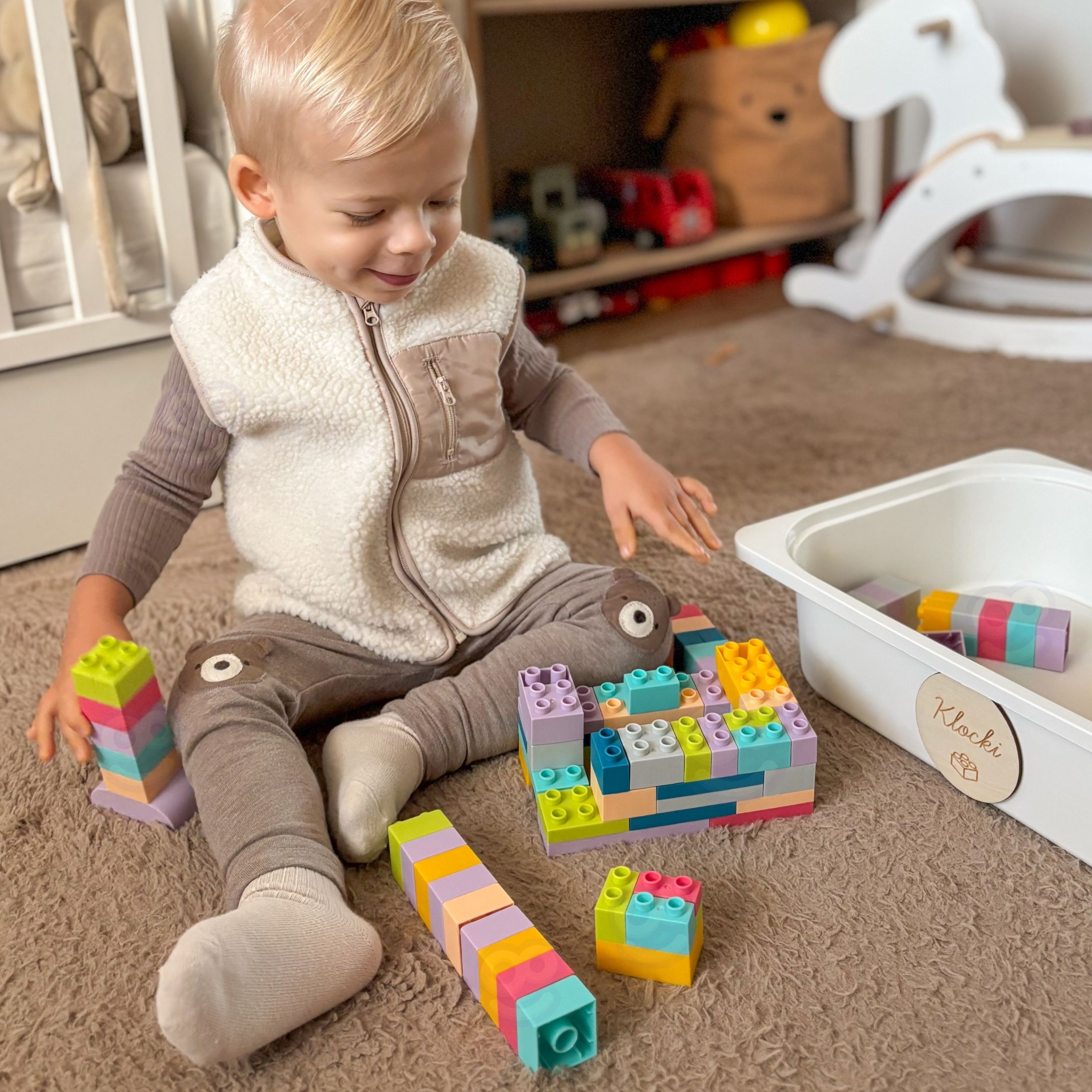 WOOPIE Soft Blocks Set 99 Pieces in a Box - Slika 2