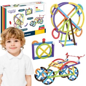 WOOPIE 3D Mathematical kocke za slaganje Large edukativni set 155 dijelova