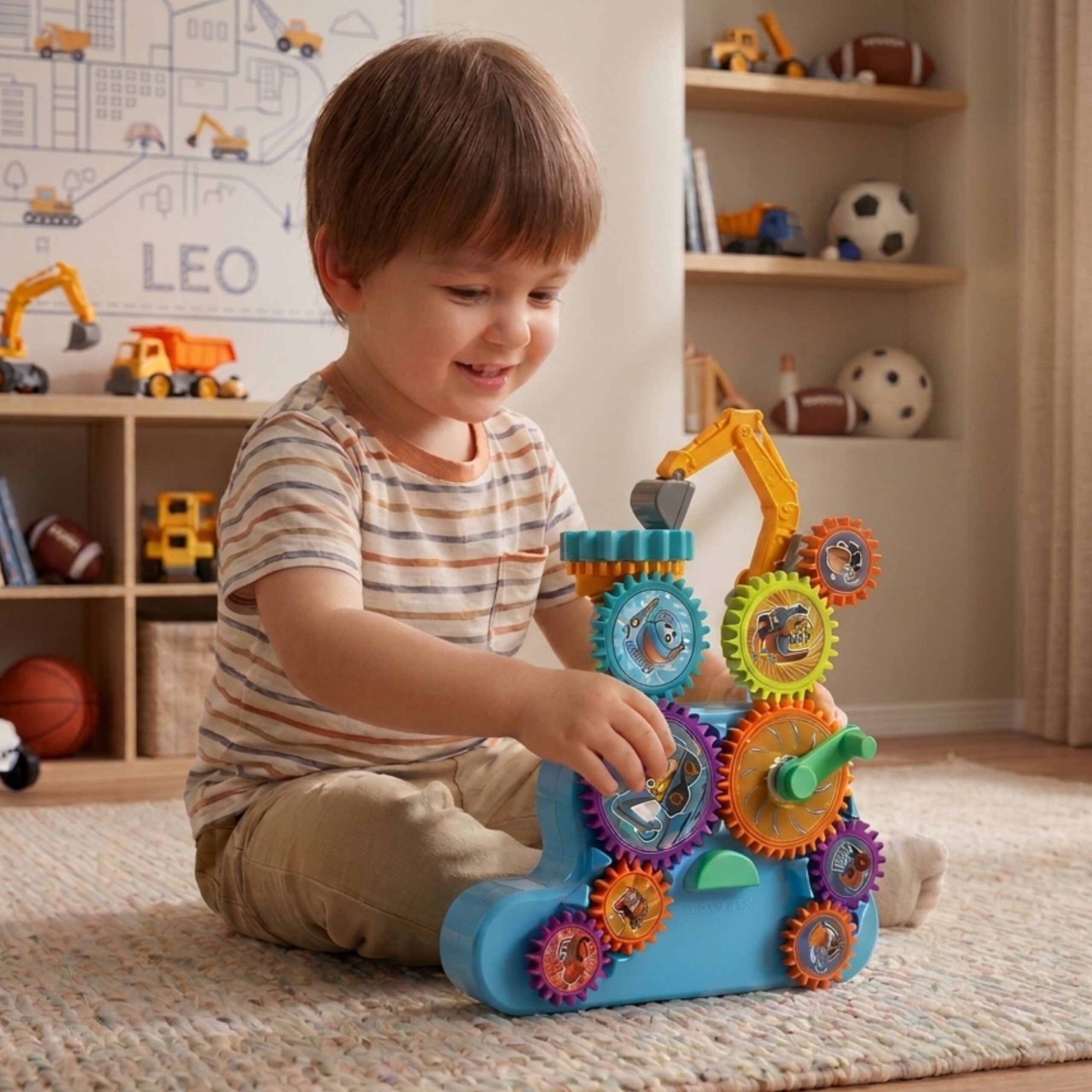 WOOPIE Interactive Construction Blocks Gears 18 pcs. - Slika 2