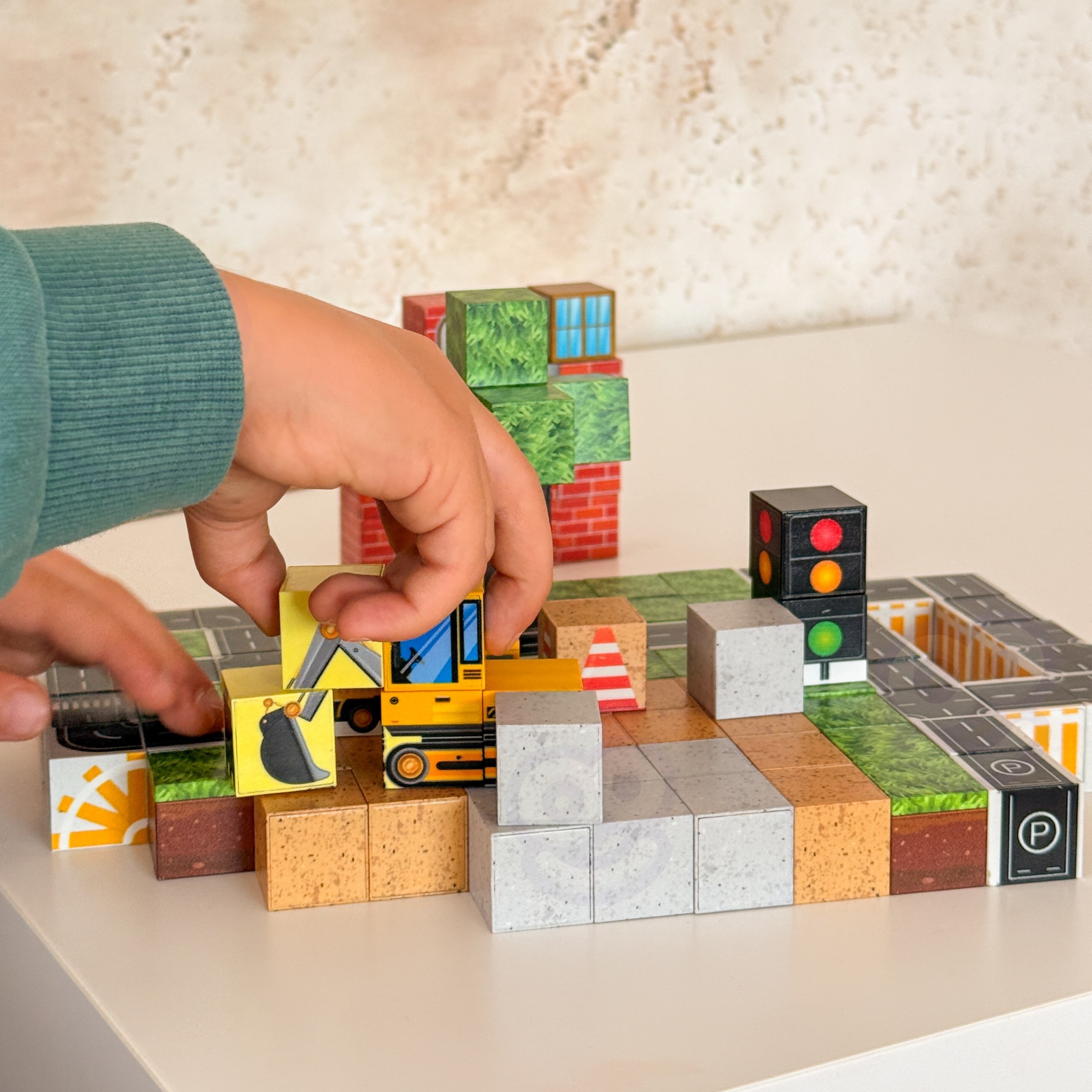 WOOPIE Magnetic Building Blocks Construction Site 115 pcs. - Slika 2