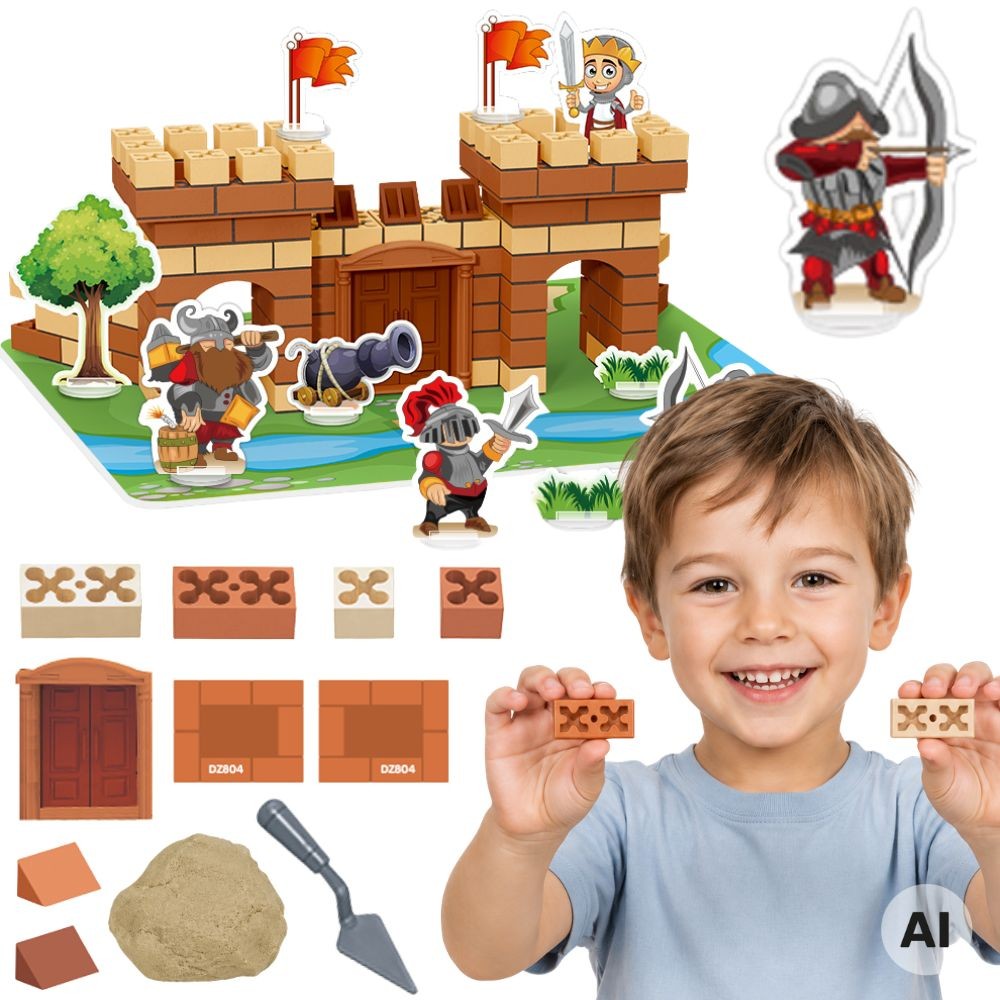 WOOPIE Castle Construction Set 273 pcs.