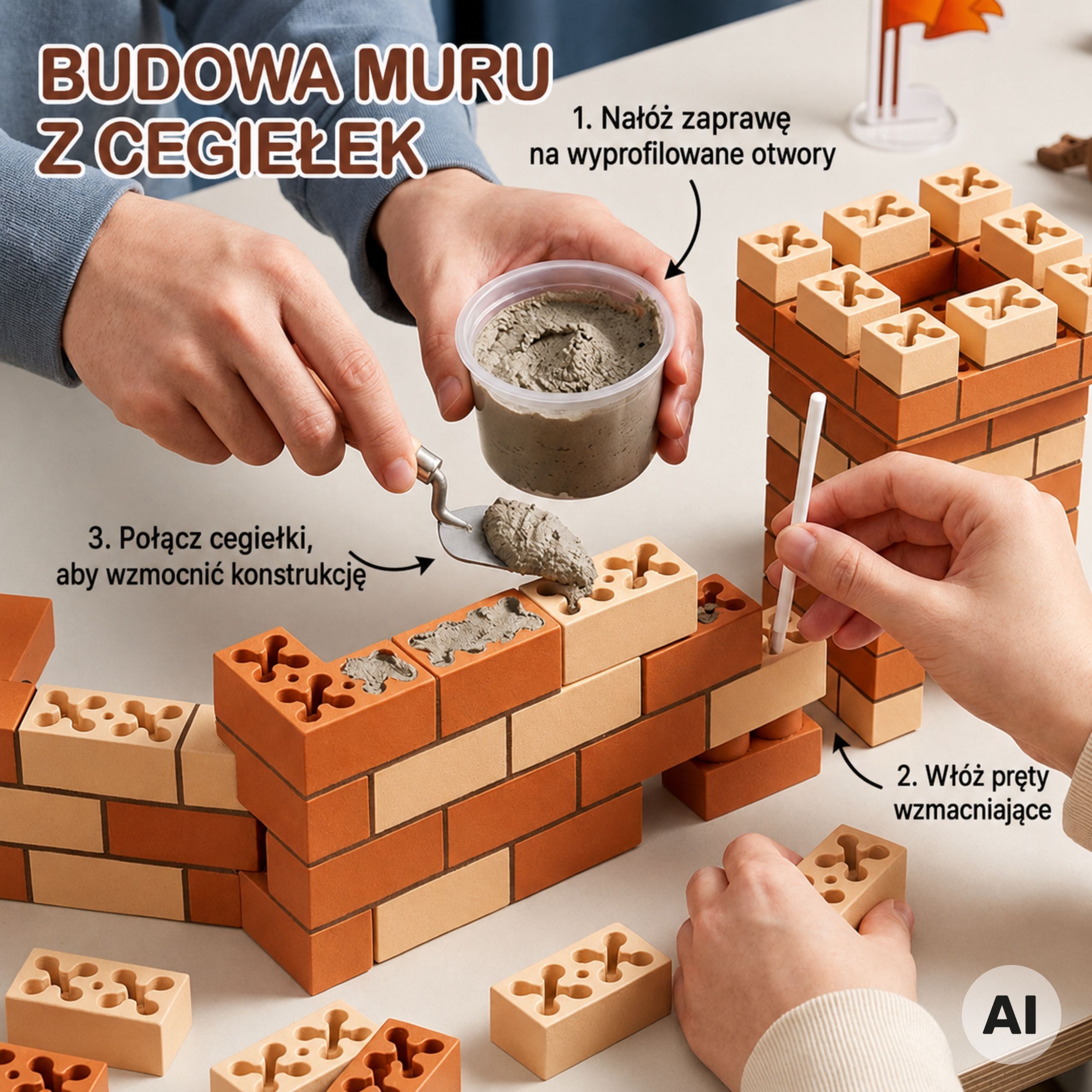 WOOPIE Castle Construction Set 273 pcs. - Slika 2