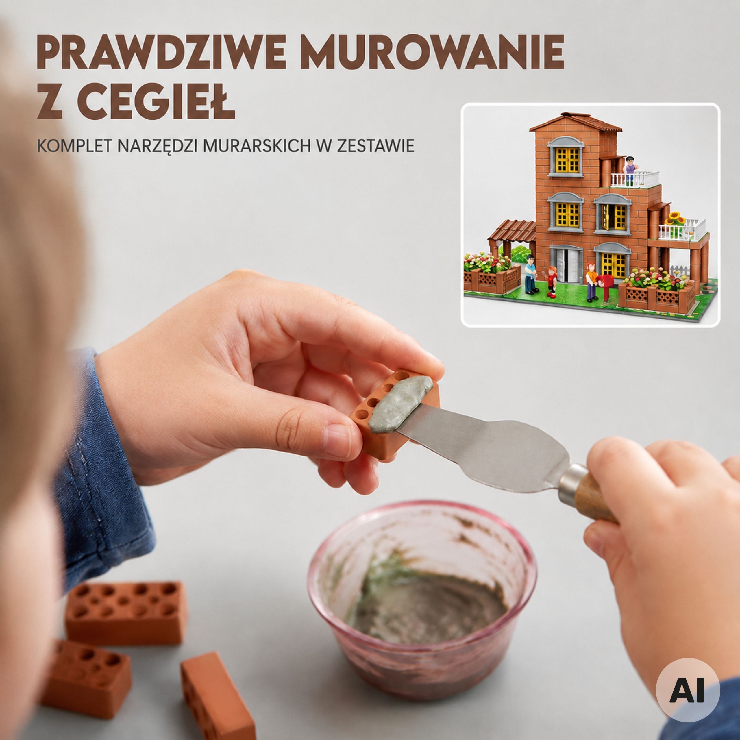 WOOPIE Brick Villa Construction Set 454 pcs Little Architect - Slika 2