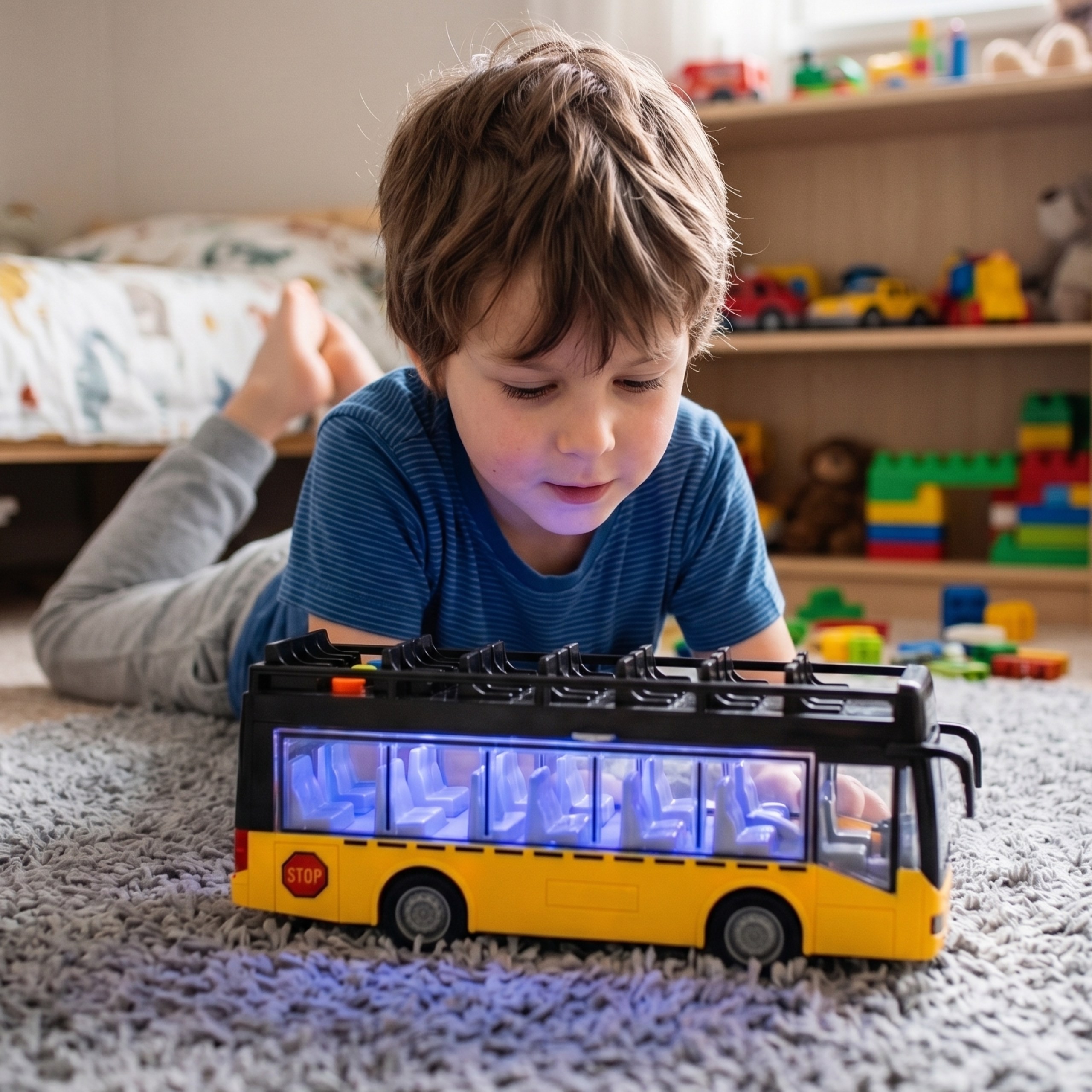 WOOPIE Bus with Lights and Opening Doors - Slika 2