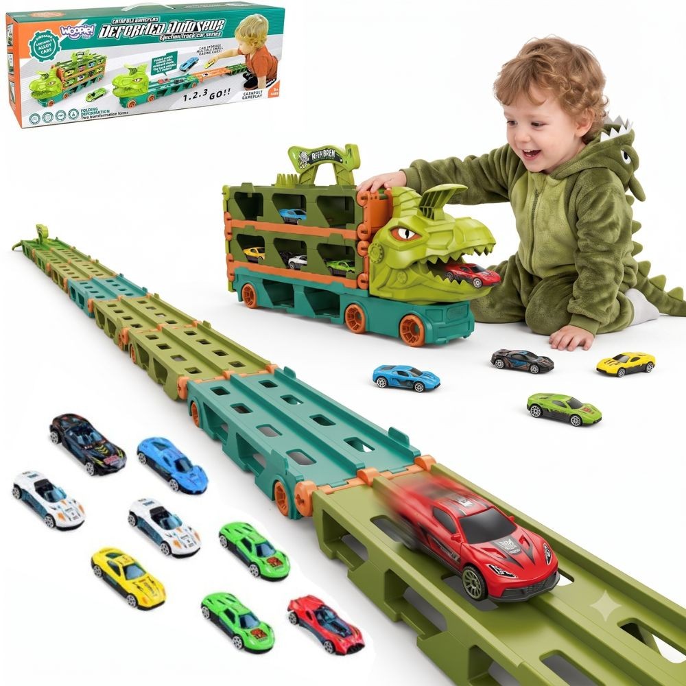 WOOPIE Toy Truck Dinosaur Track 2.1m for Cars
