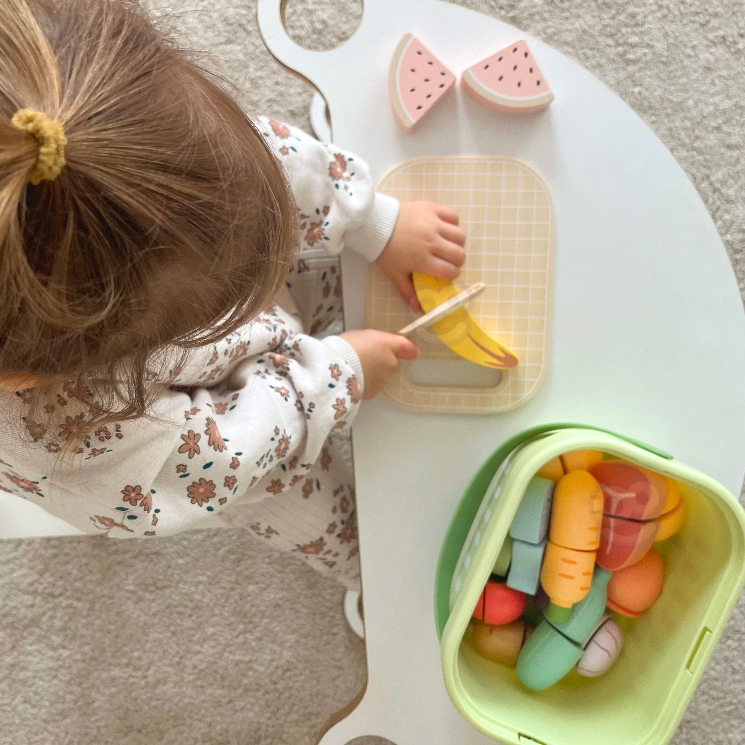 TOOKY TOY Wooden Food Vegetables Fruit Set - Slika 7