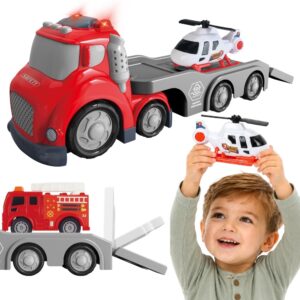 WOOPIE Red Fire Department City Truck Sound and Light Effects