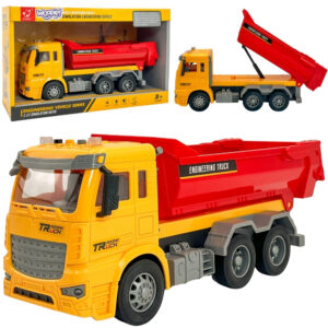 WOOPIE 1:12 Scale Construction Dump Truck with Light and Sound Effects