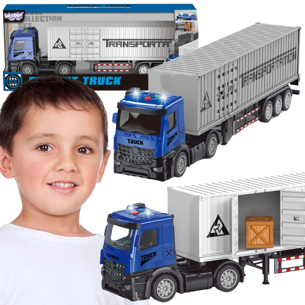 WOOPIE Container Truck with Light and Sound Effects!