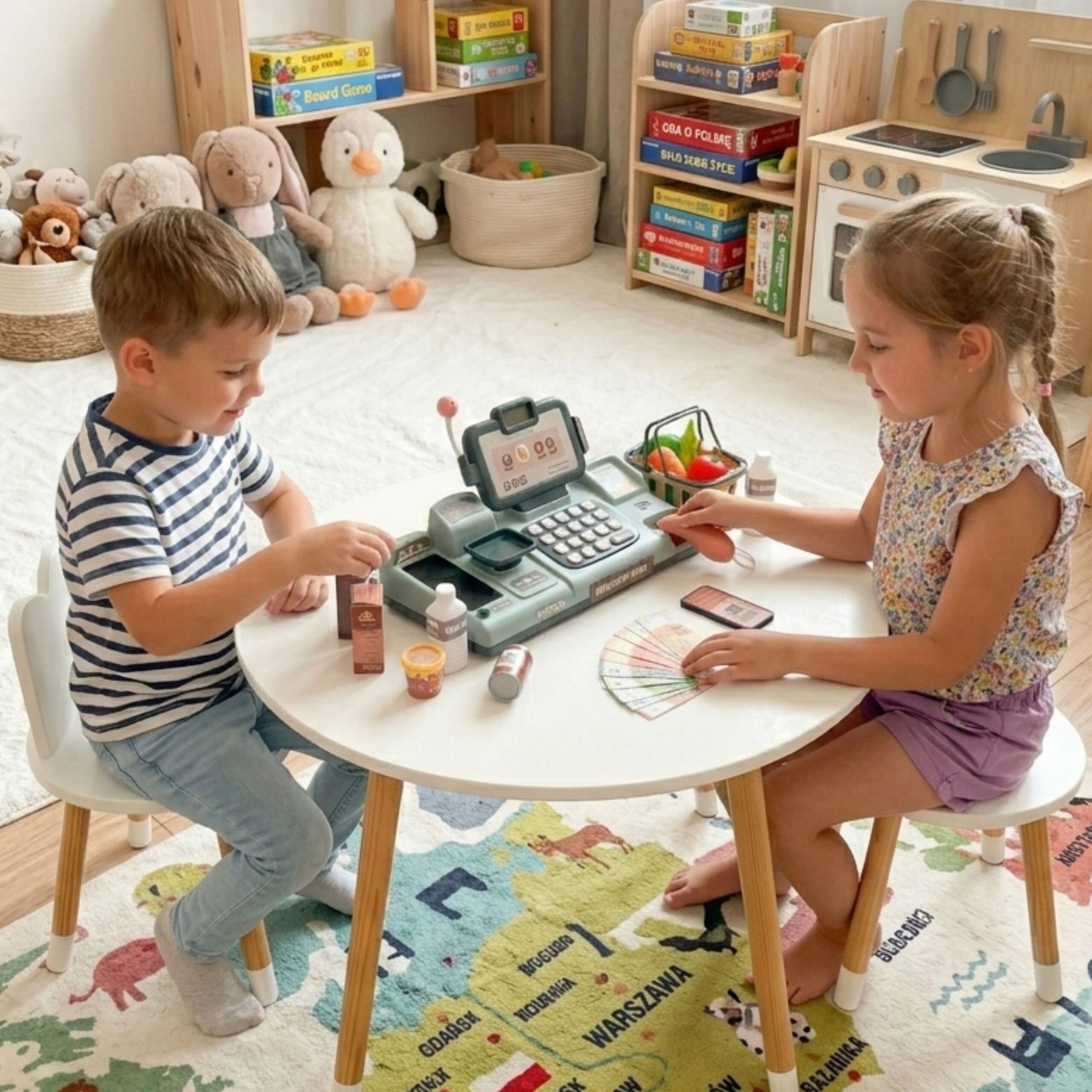 WOOPIE Kids' Cash Register Scanner Scale Microphone + 25 Accessories - Slika 3