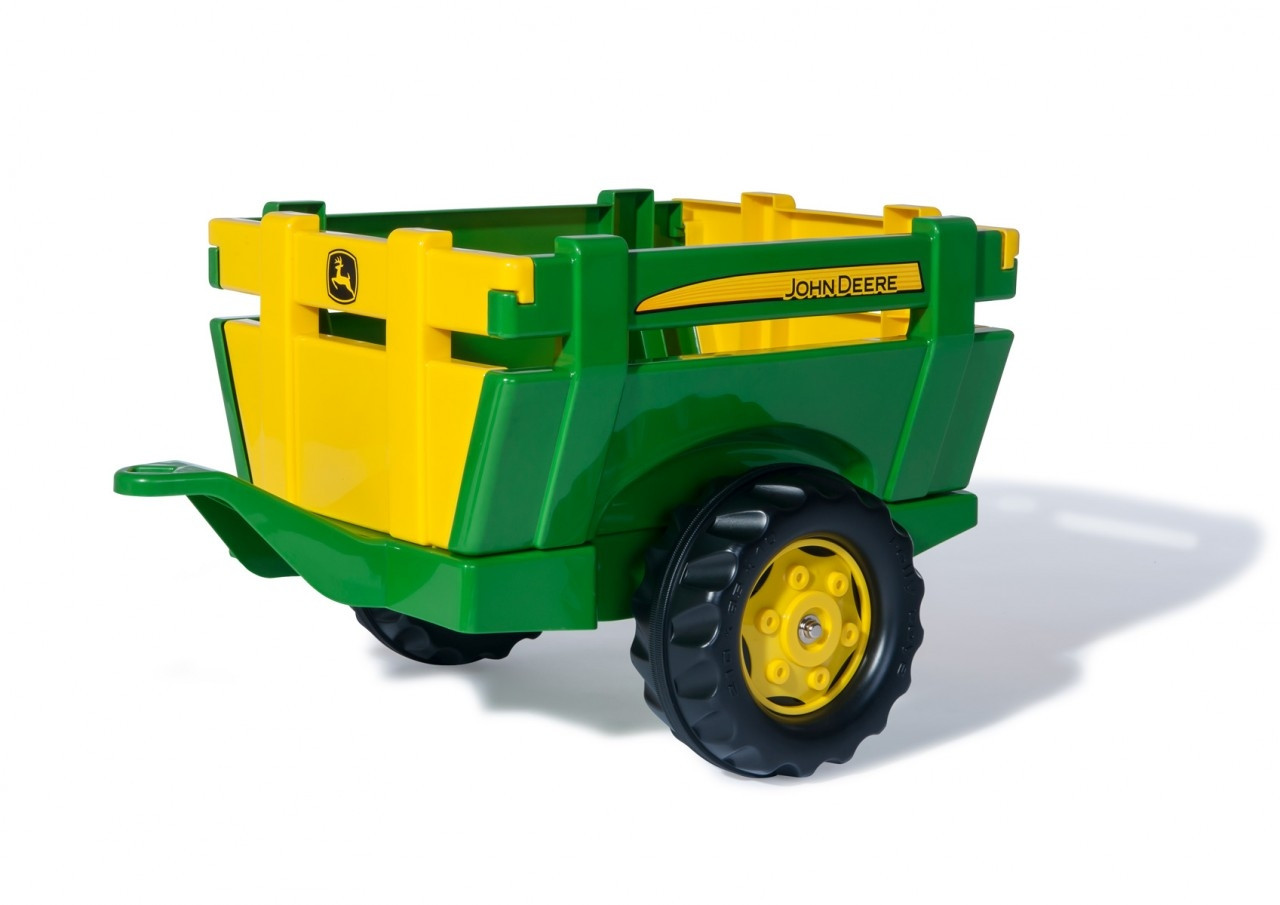 Rolly Toys John Deere RollyTrailer Farm Trailer Opening Sides