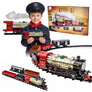 WOOPIE Classic Electric Train Track Sound Light + 29 pcs